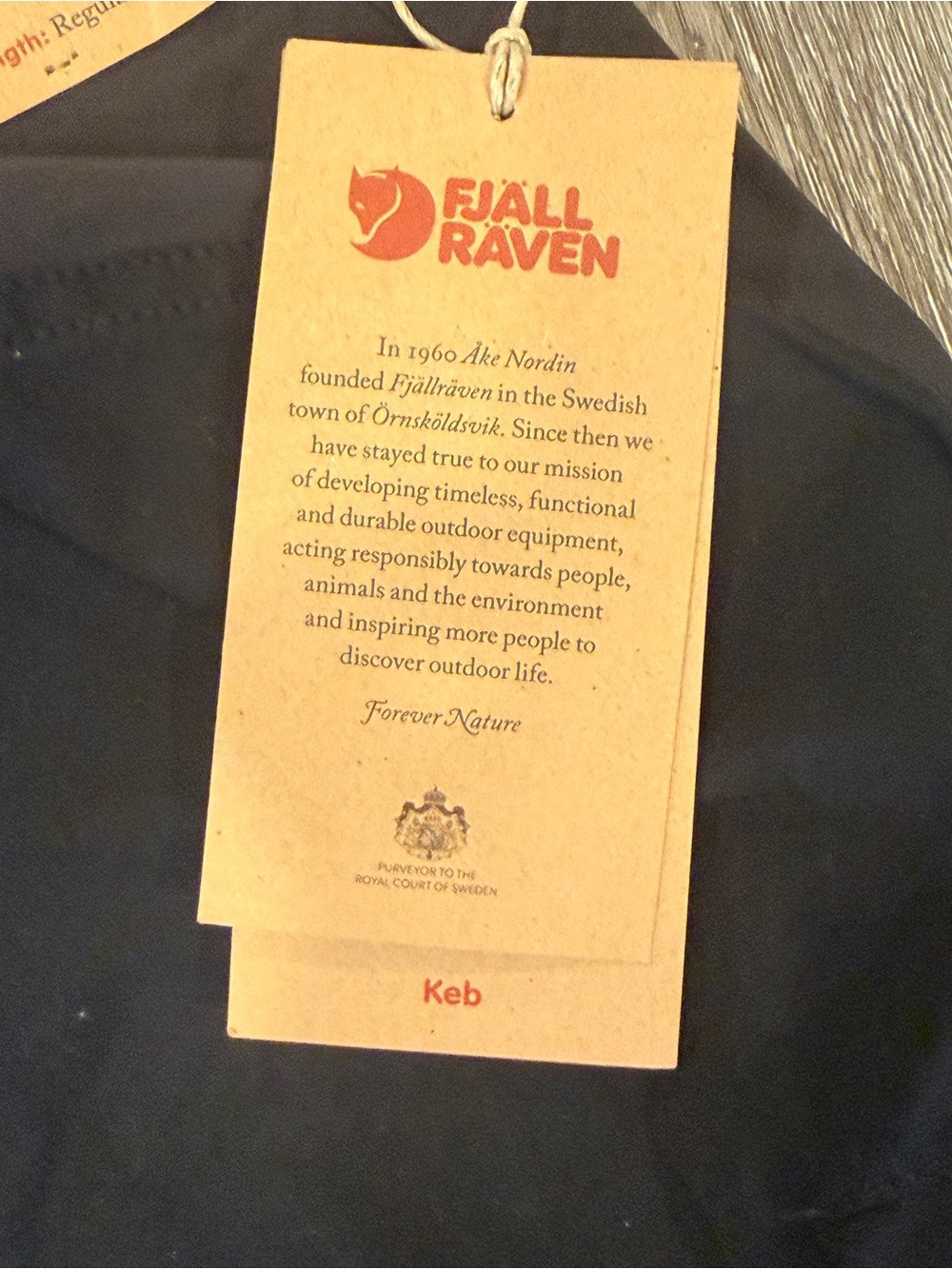 NWT Fjallraven Keb Curved Tapered Leg Curved Trouser - Women's Pants Size 10 - Picture 8 of 9